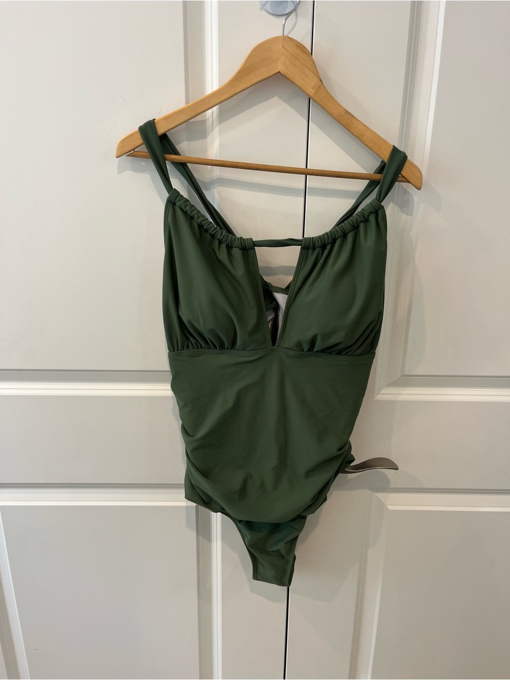 AI’MAGE Olive Green NWT One-Piece Swimsuit with tie back size XXL